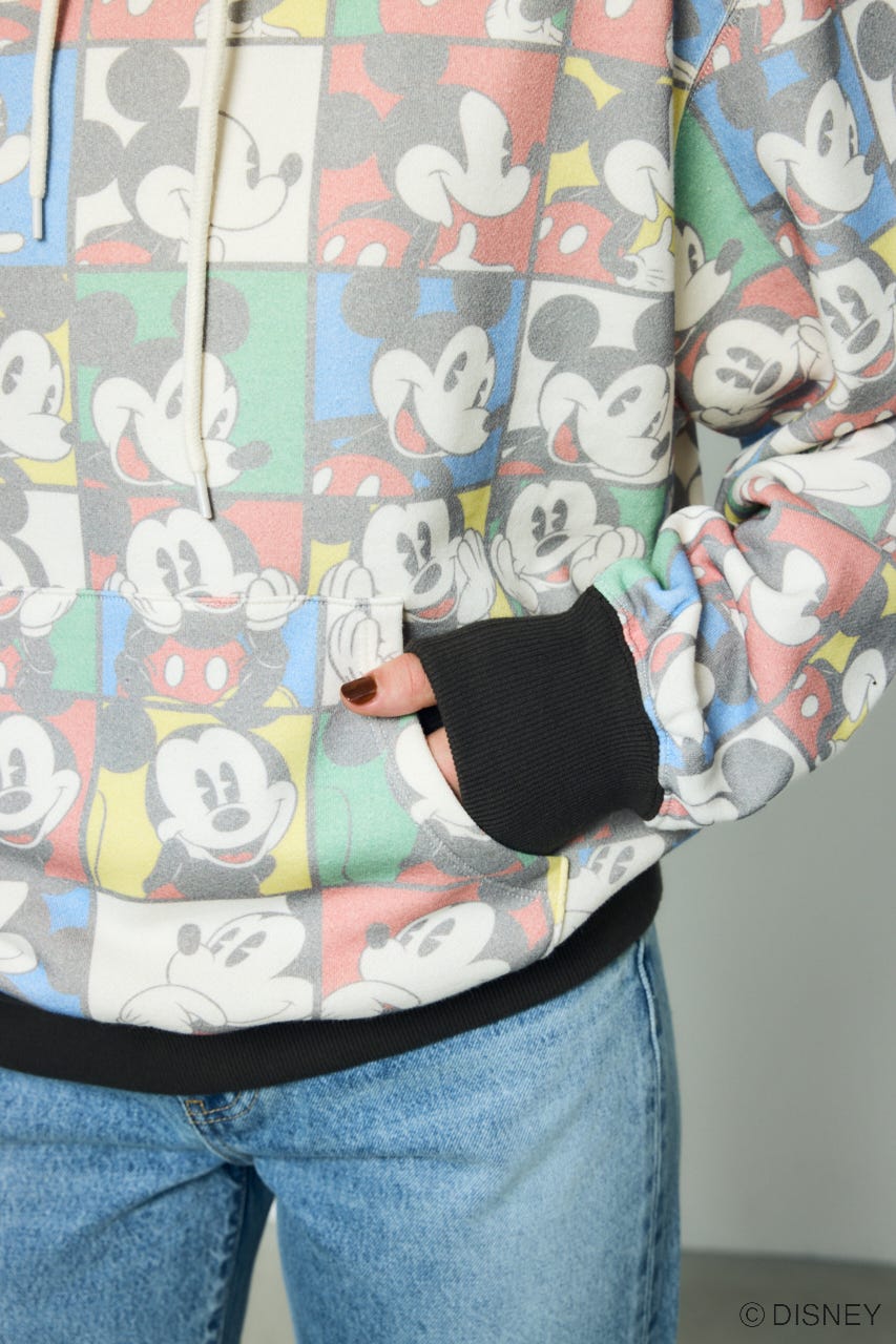 AD総柄グラフィックパーカー / MICKEY Multi_1 M