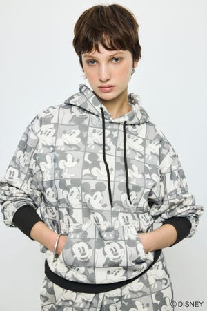 AD総柄グラフィックパーカー / MICKEY