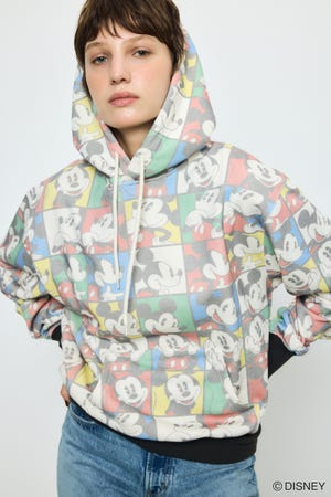 AD総柄グラフィックパーカー / MICKEY