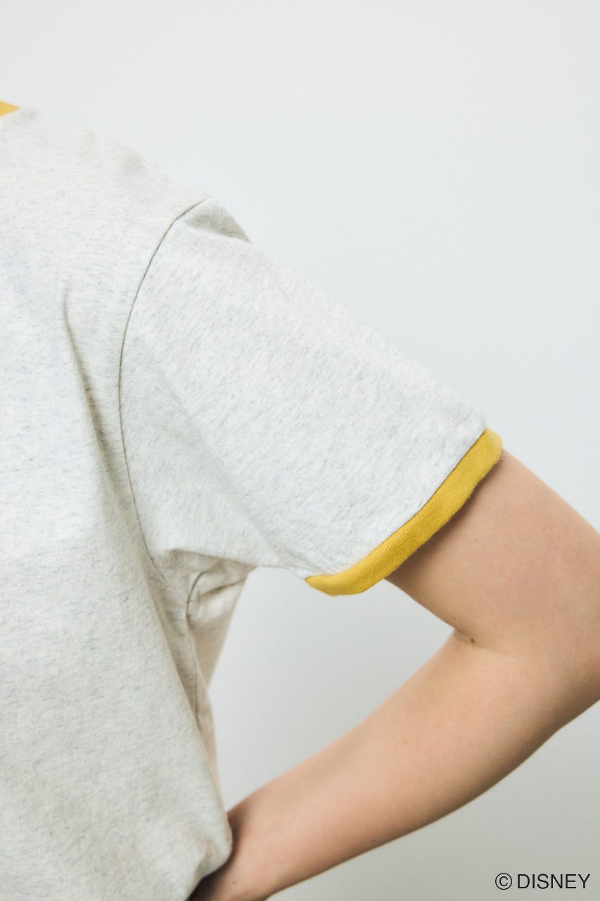 ADプリント半袖リンガーT / MICKEY T.GRY M