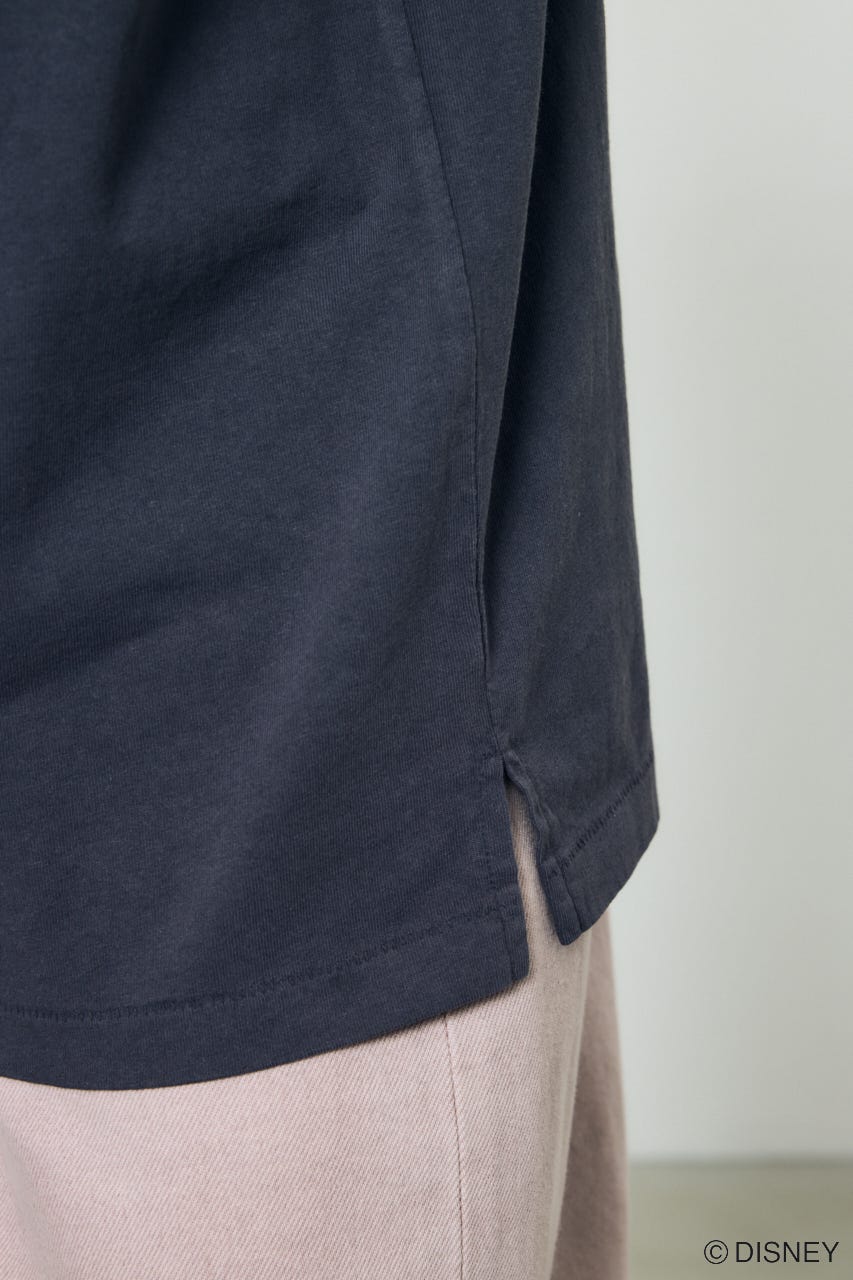 ADルーズ半袖プリントT / MICKEY BLK M