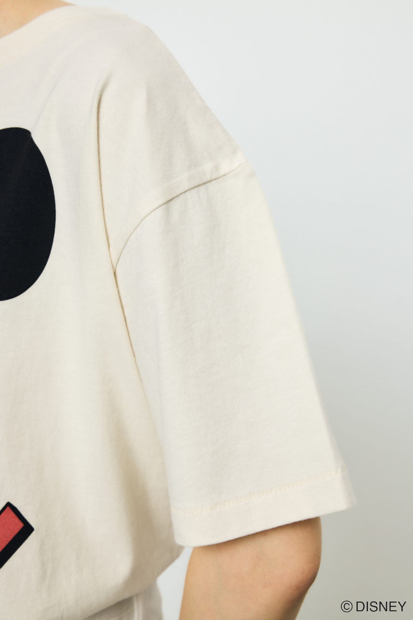 ADルーズ半袖プリントT / MICKEY O/WHT M