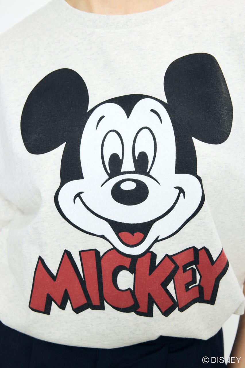 ADルーズ半袖プリントT / MICKEY T.GRY M