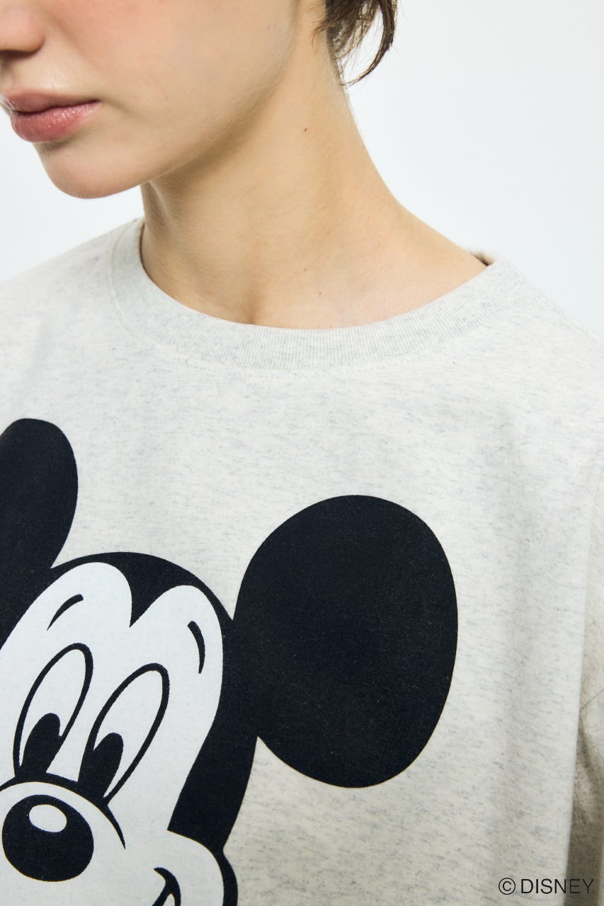 ADルーズ半袖プリントT / MICKEY T.GRY M