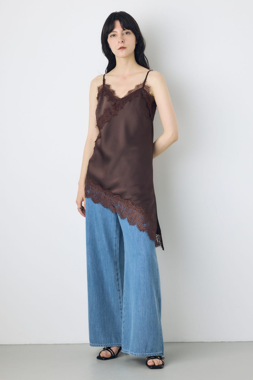 AZUL DENIM 甘撚りバギーパンツ L/BLU M