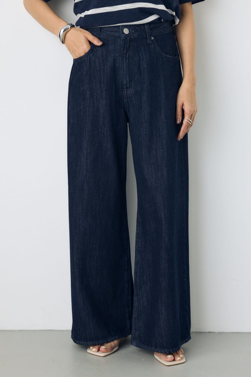 AZUL DENIM 甘撚りバギーパンツ One Wash M