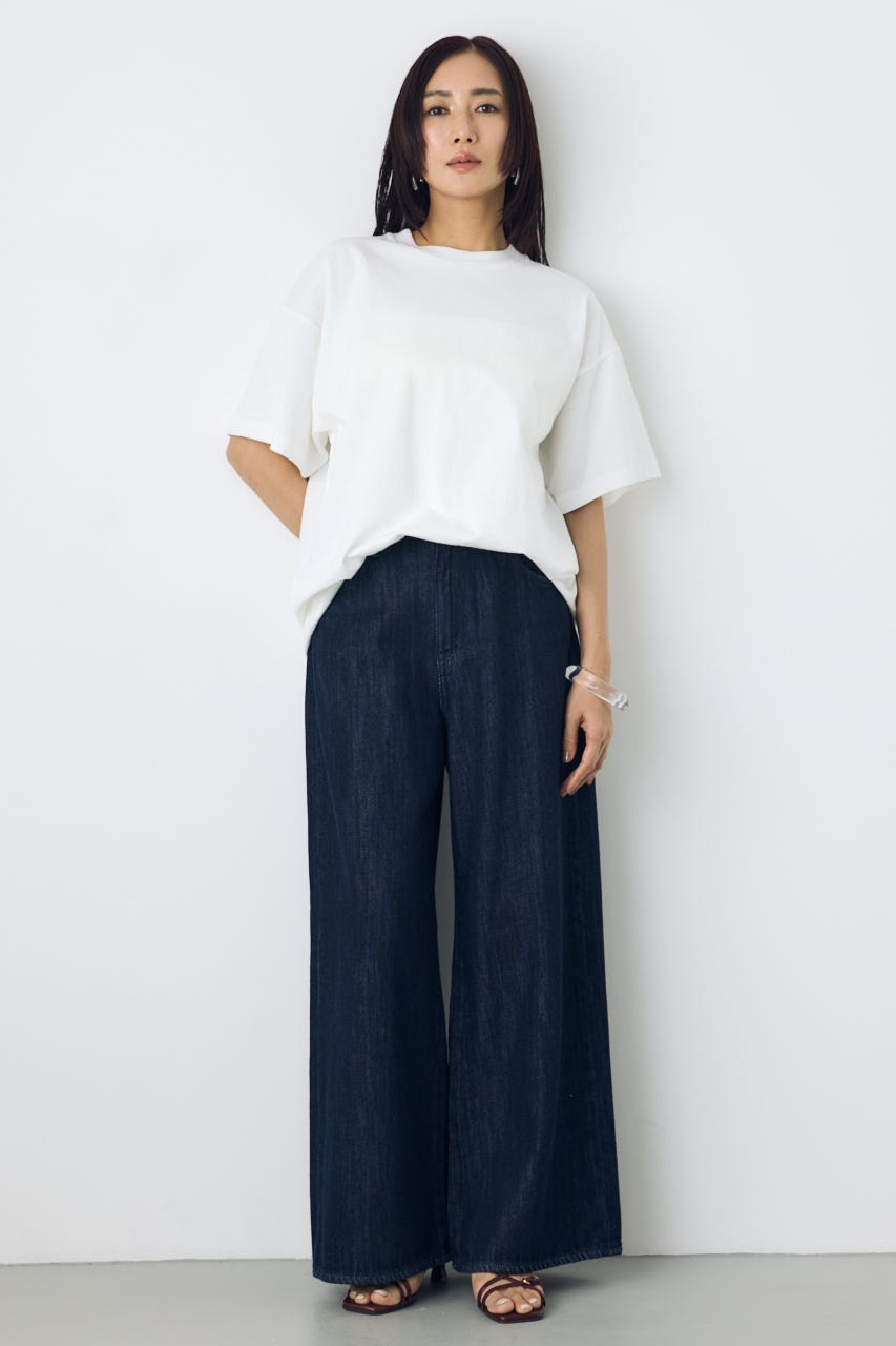 AZUL BY MOUSSY | AZUL DENIM 甘撚りバギーパンツ (ワイド ) |SHEL
