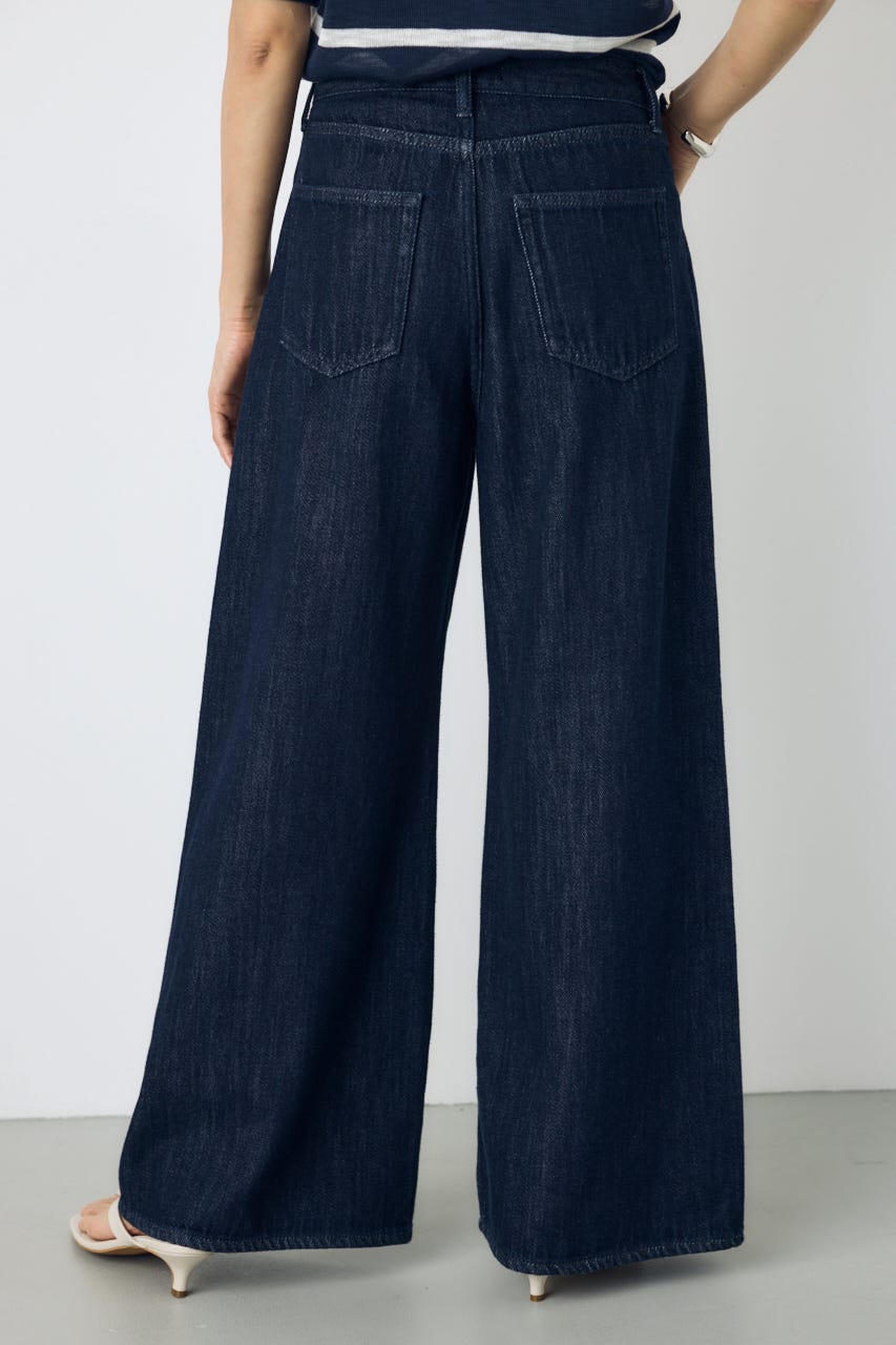 AZUL DENIM 甘撚りバギーパンツ One Wash M