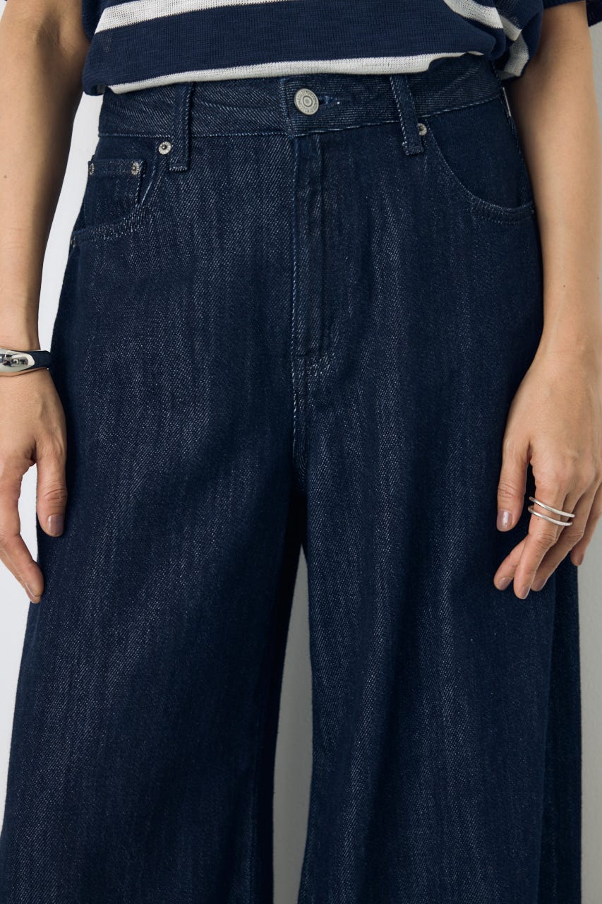 AZUL DENIM 甘撚りバギーパンツ One Wash M