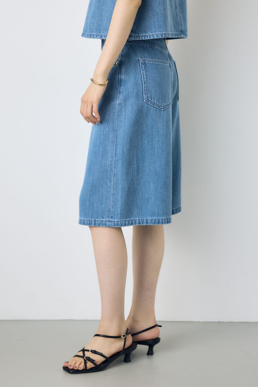 AZUL DENIM 甘撚りハーフパンツ L/BLU S