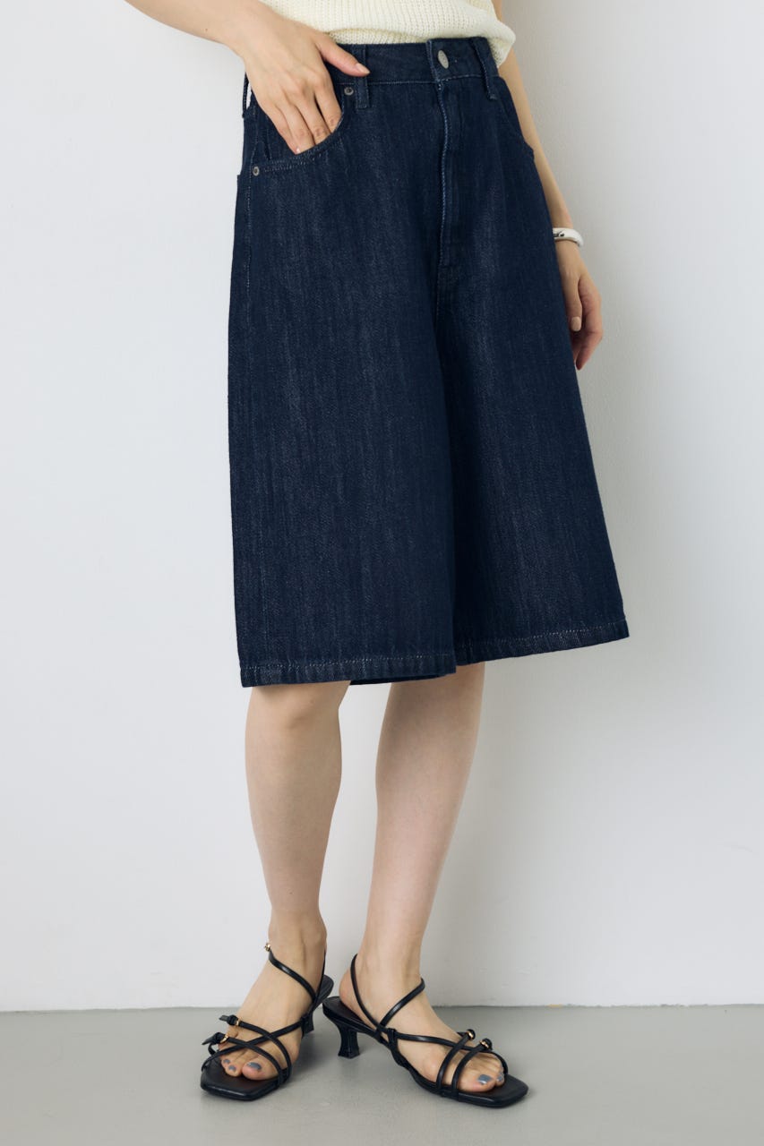 AZUL DENIM 甘撚りハーフパンツ One Wash S