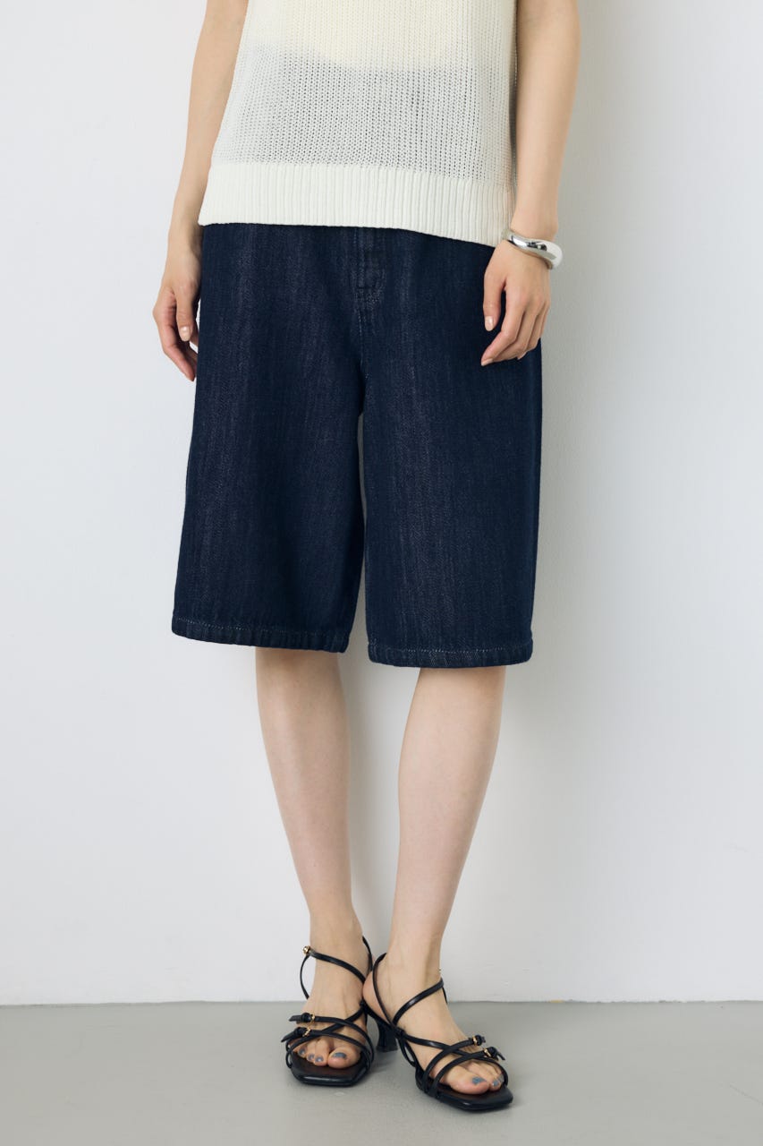 AZUL DENIM 甘撚りハーフパンツ One Wash S