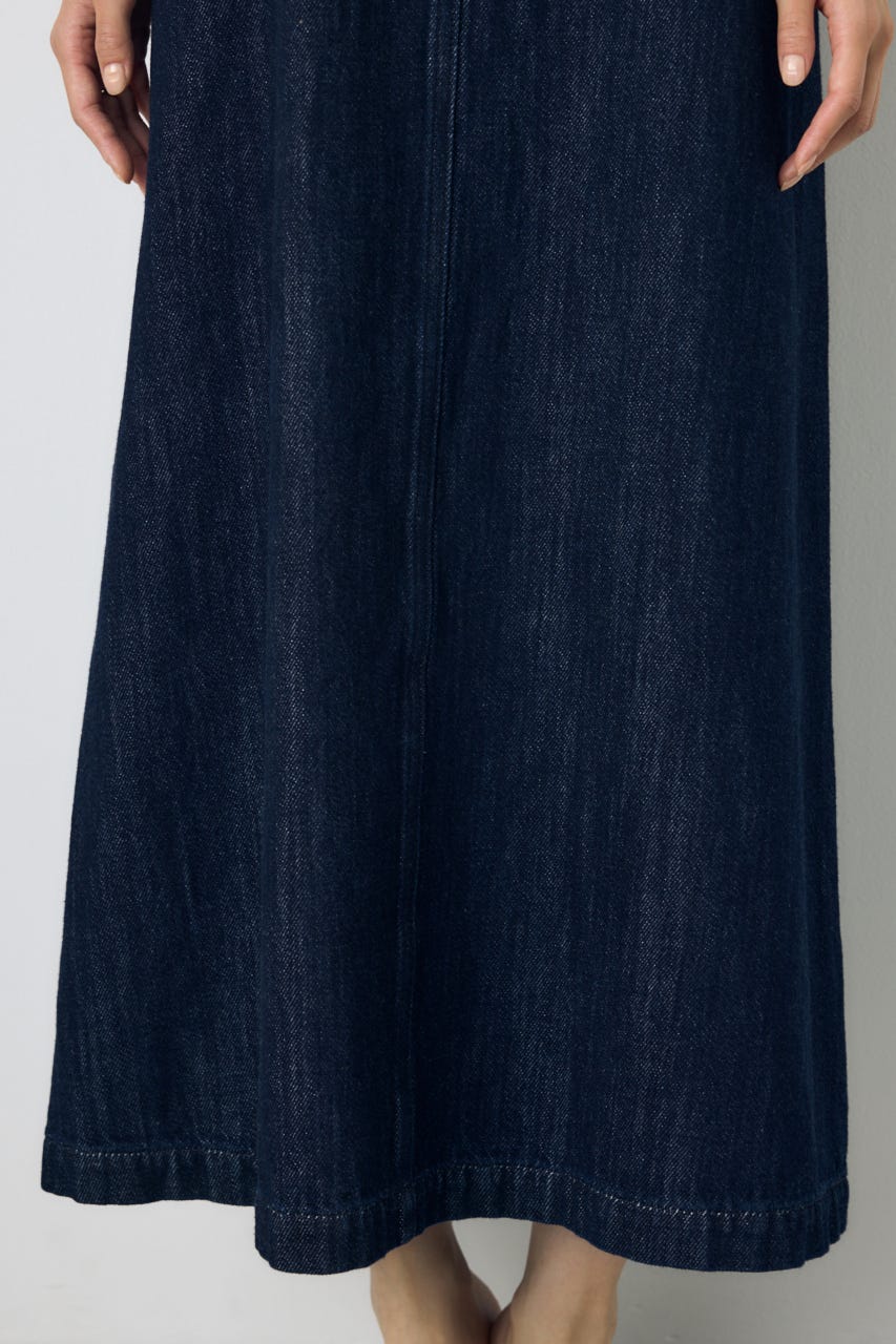 甘撚りデニムワンピース One Wash S