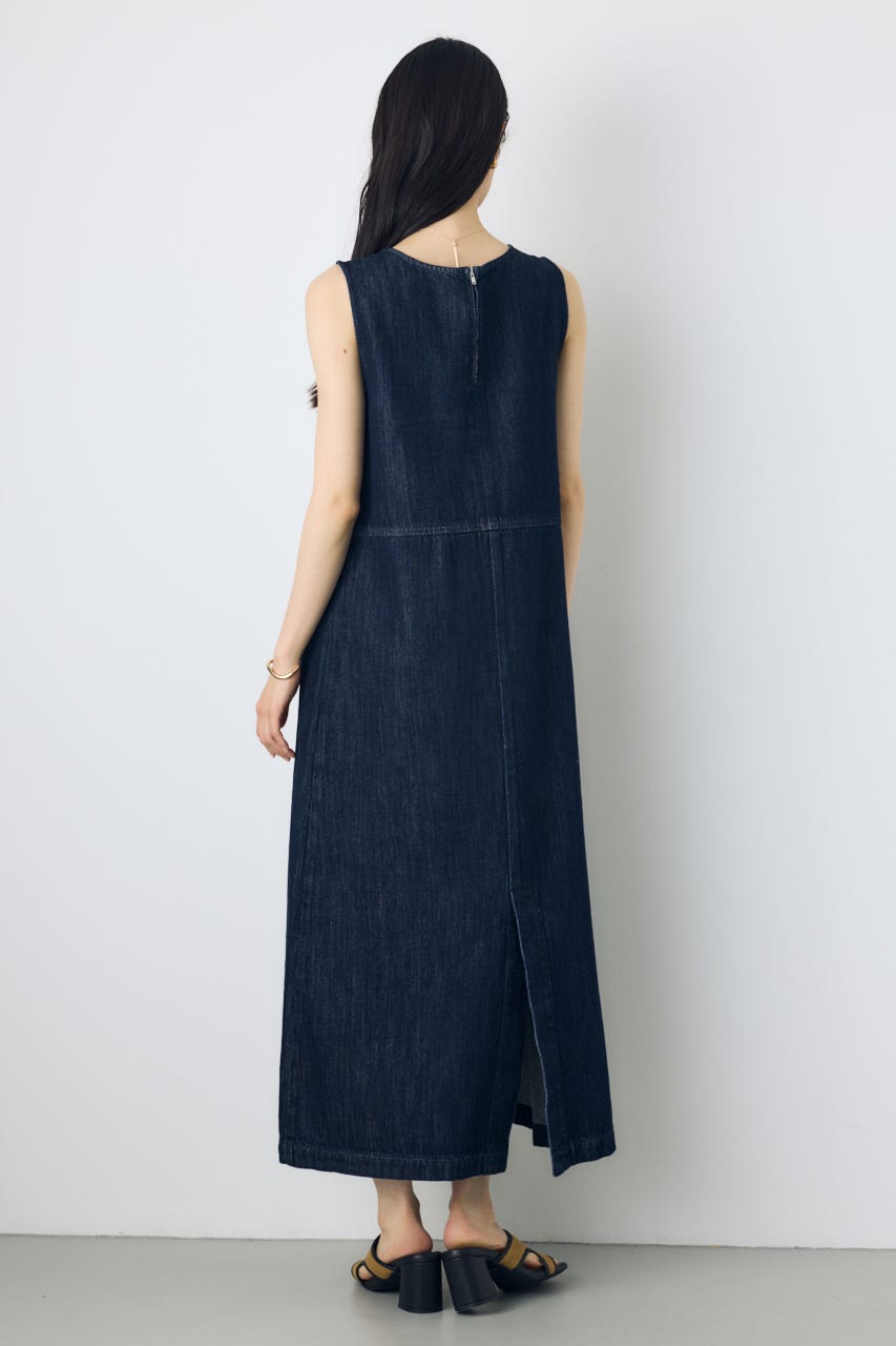 甘撚りデニムワンピース One Wash S