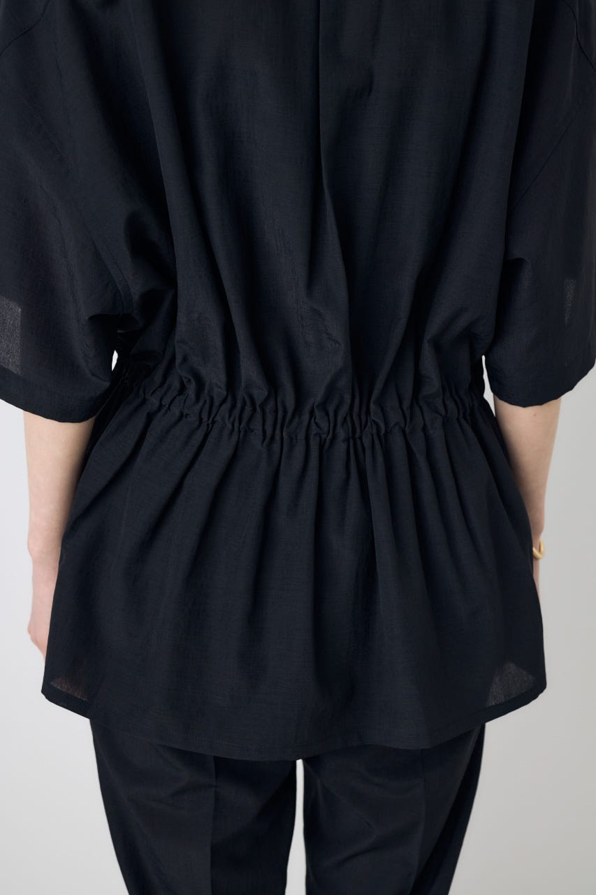 COMFORA AIRウエストマークブラウス BLK M