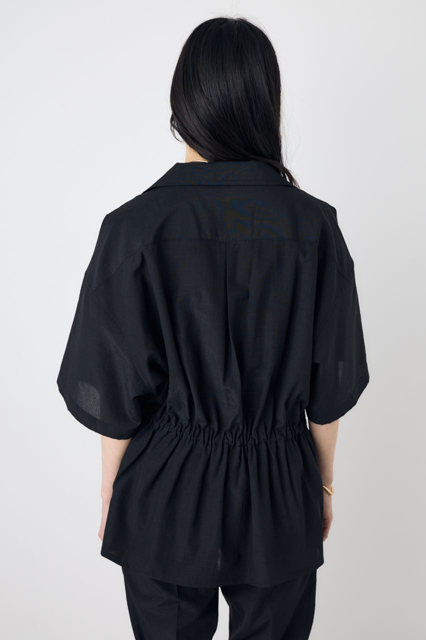 COMFORA AIRウエストマークブラウス BLK M