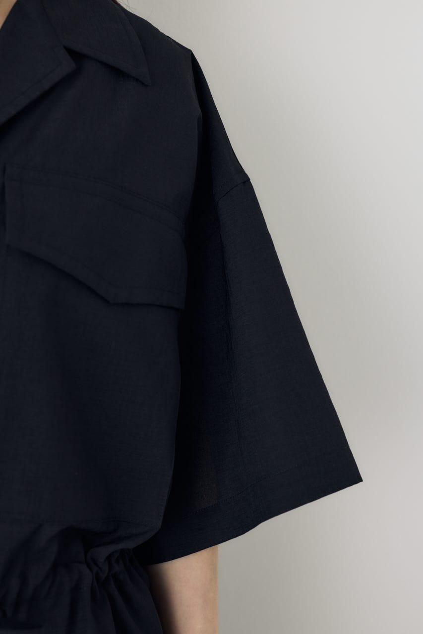 COMFORA AIRウエストマークブラウス BLK M