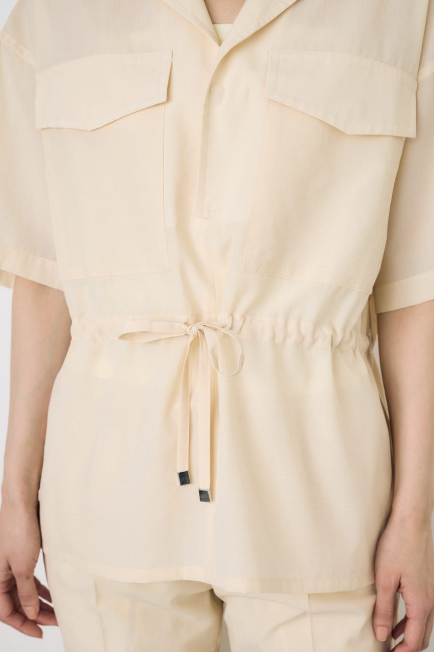 COMFORA AIRウエストマークブラウス IVOY M