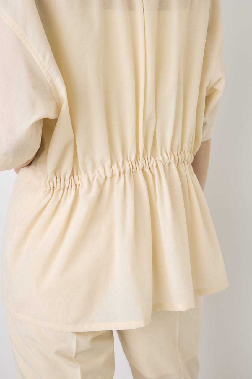 COMFORA AIRウエストマークブラウス IVOY M