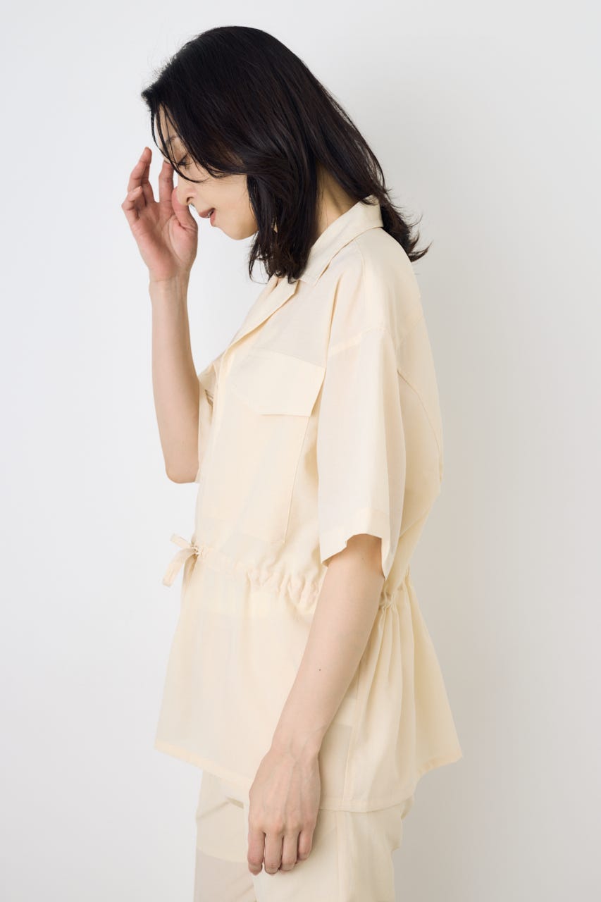 COMFORA AIRウエストマークブラウス IVOY M