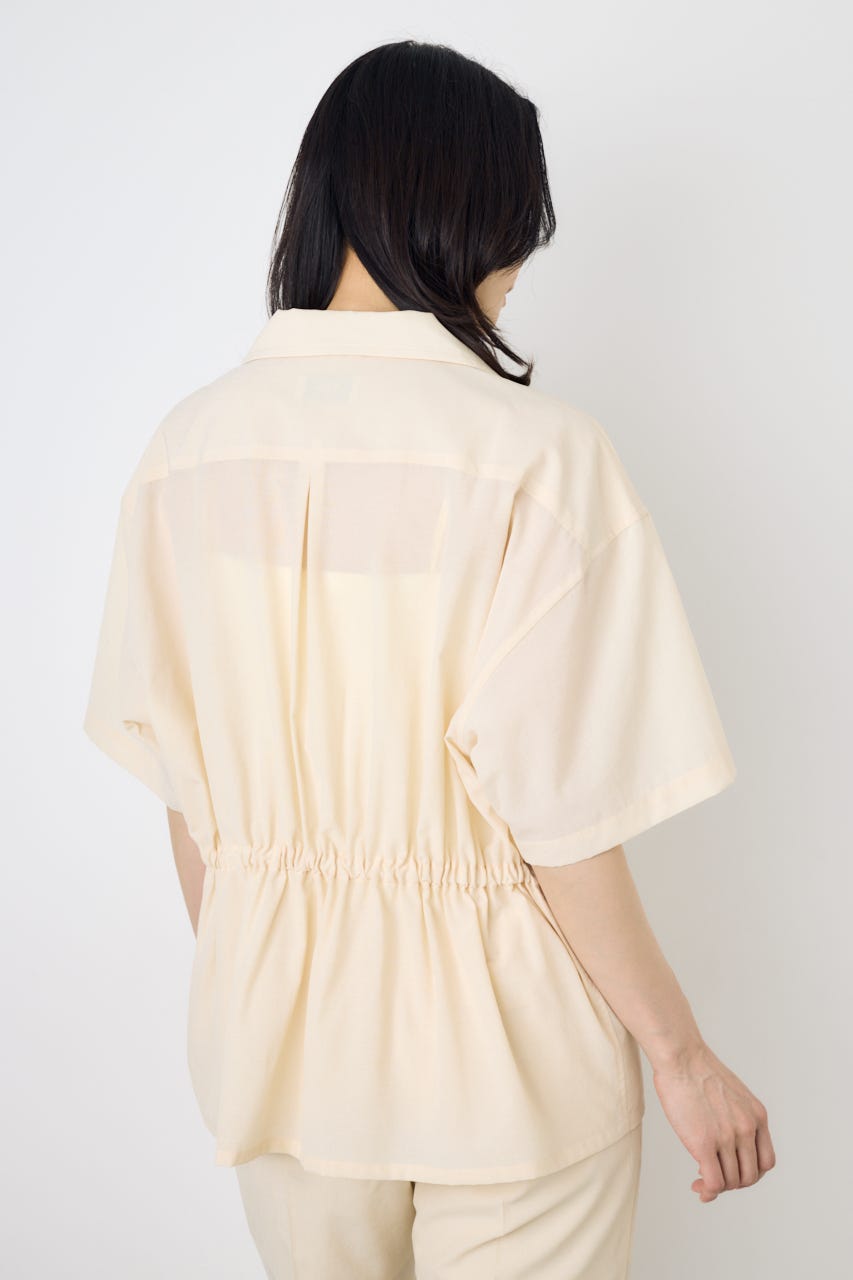 COMFORA AIRウエストマークブラウス IVOY M