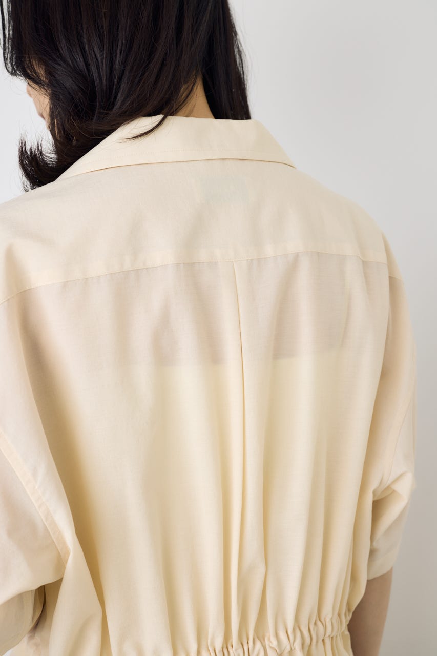 COMFORA AIRウエストマークブラウス IVOY M