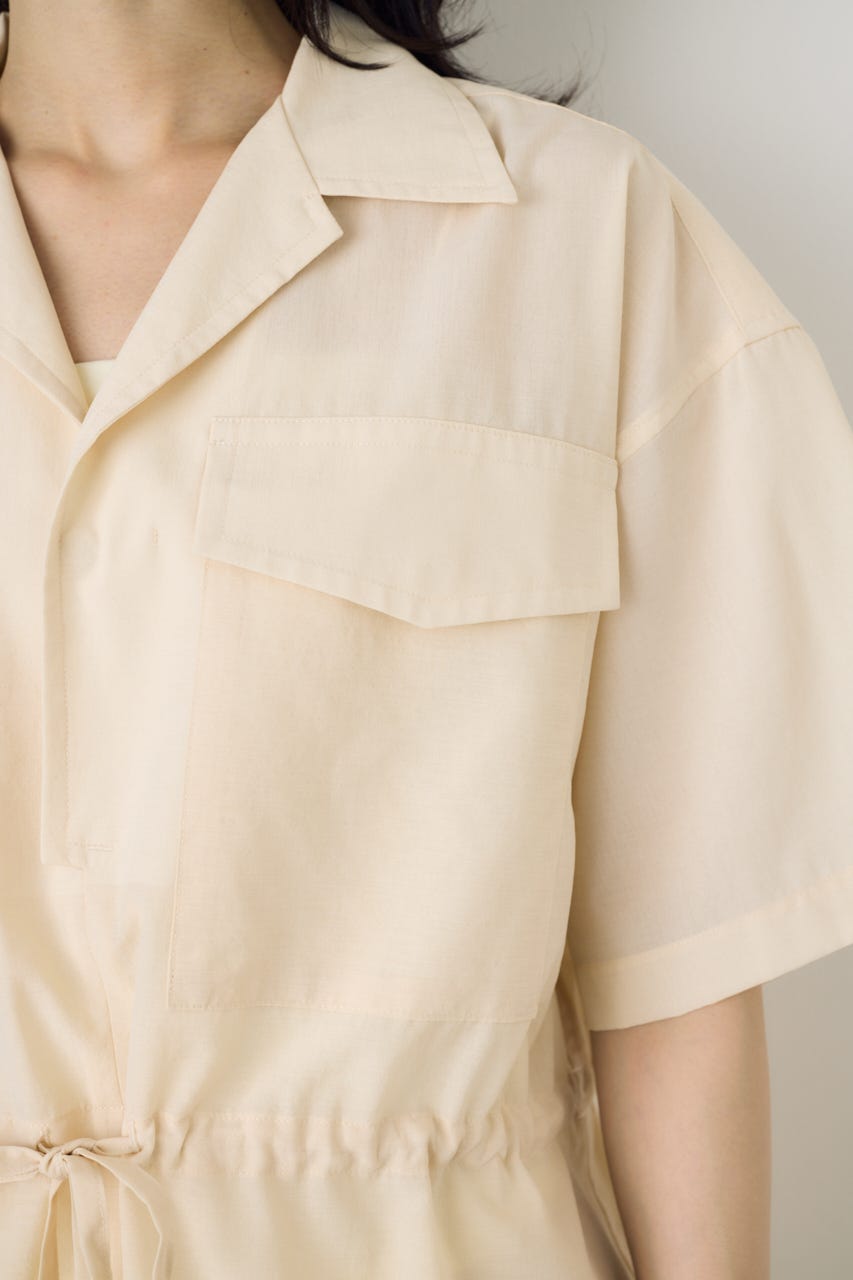 COMFORA AIRウエストマークブラウス IVOY M