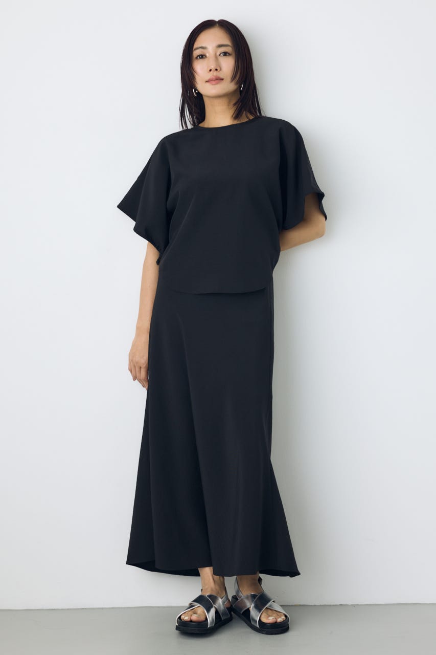 セミフレアバイアススカート BLK S