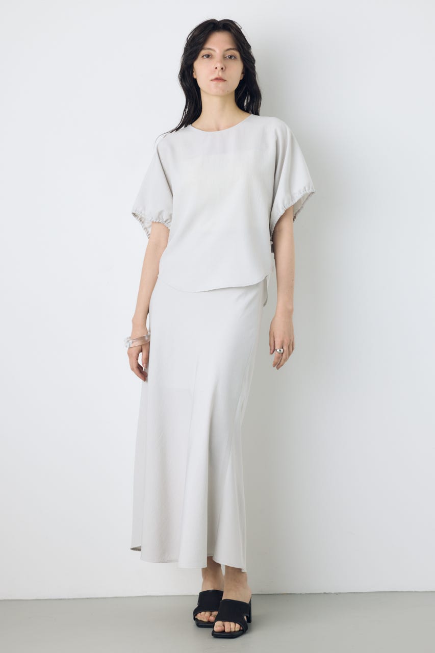 セミフレアバイアススカート L/GRY S