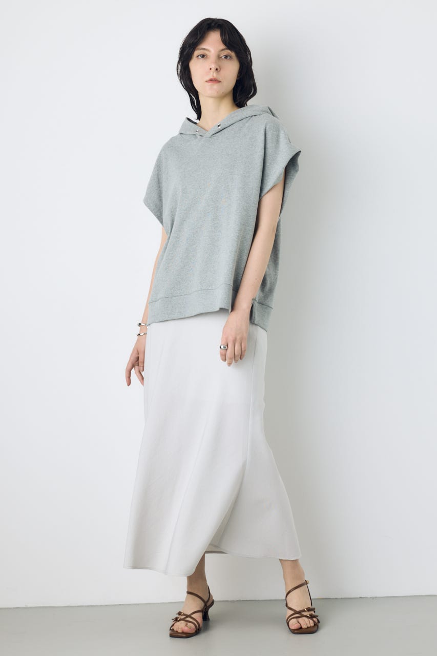 セミフレアバイアススカート L/GRY S