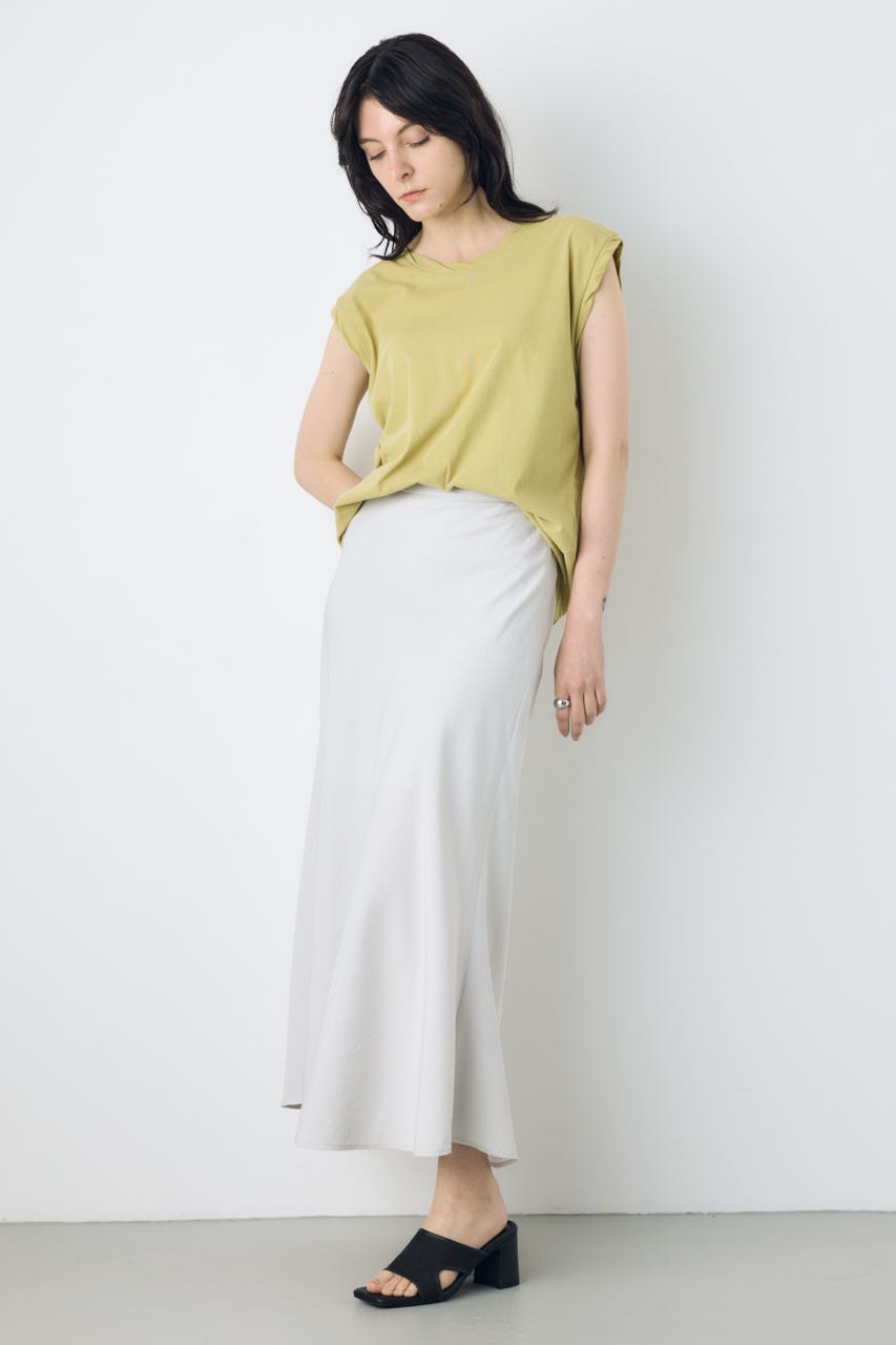 セミフレアバイアススカート L/GRY S