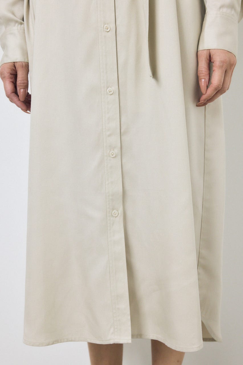 セルロースロングシャツワンピース GREIGE M