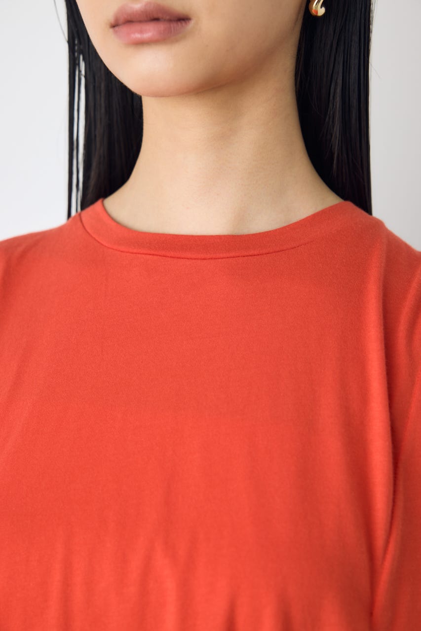 リュクスフローノースリフレアカットトップス RED M