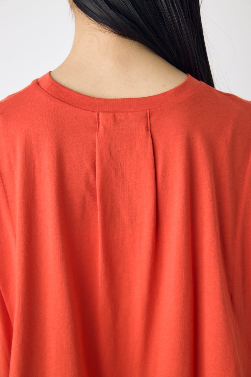 リュクスフローノースリフレアカットトップス RED M
