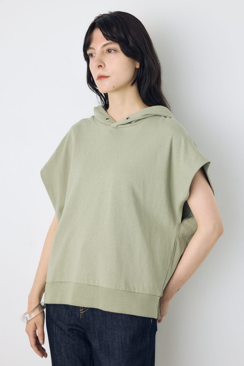 タックスリーブノースリーブパーカー L/KHA FREE