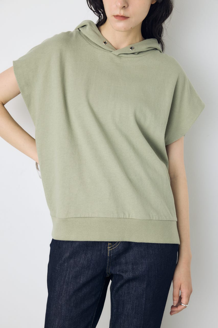 タックスリーブノースリーブパーカー L/KHA FREE