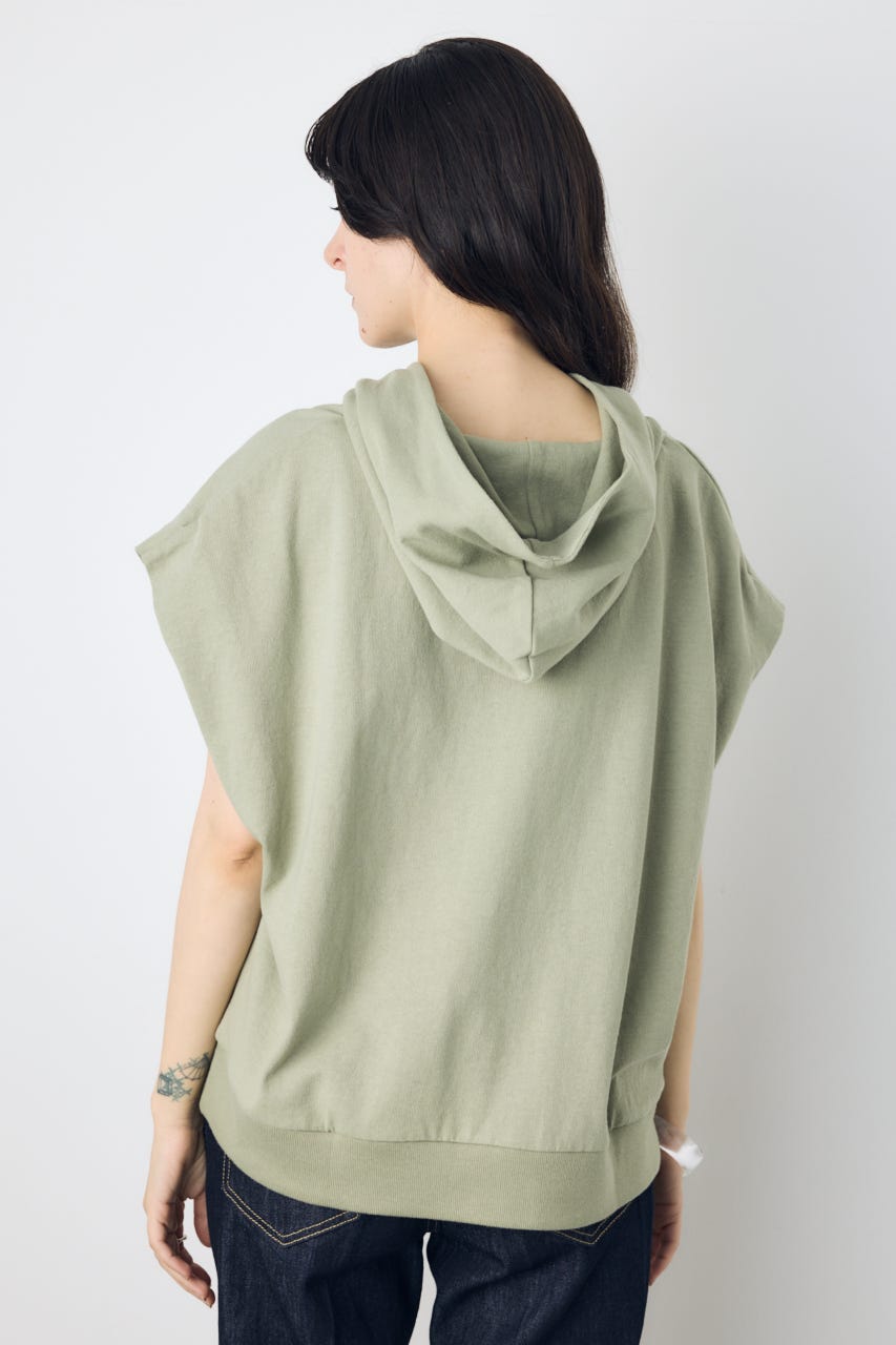 タックスリーブノースリーブパーカー L/KHA FREE