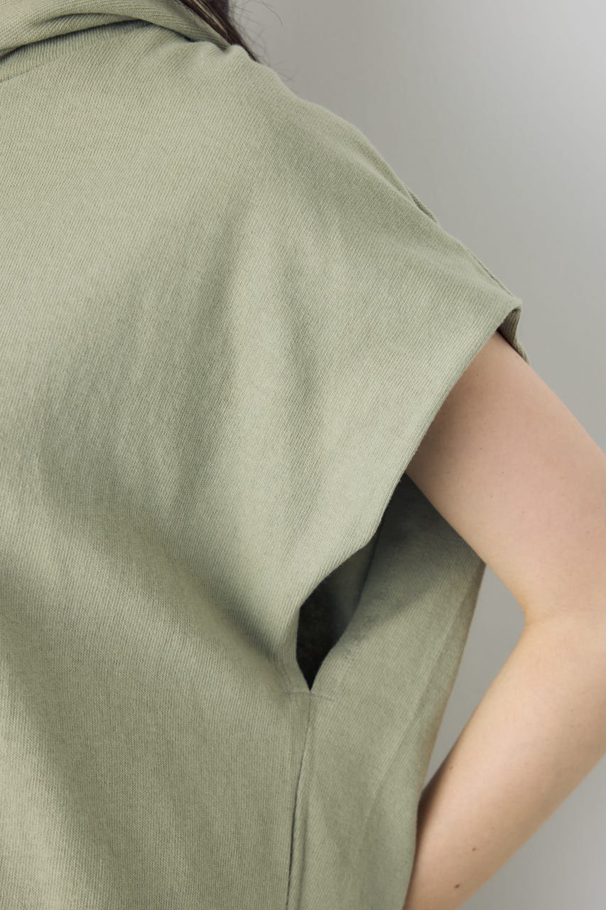 タックスリーブノースリーブパーカー L/KHA FREE