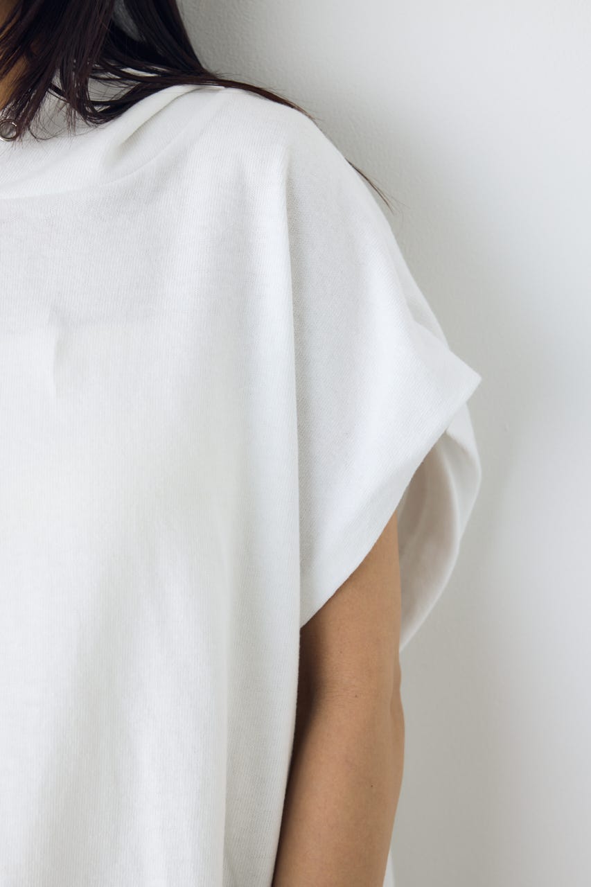 タックスリーブノースリーブパーカー O/WHT FREE