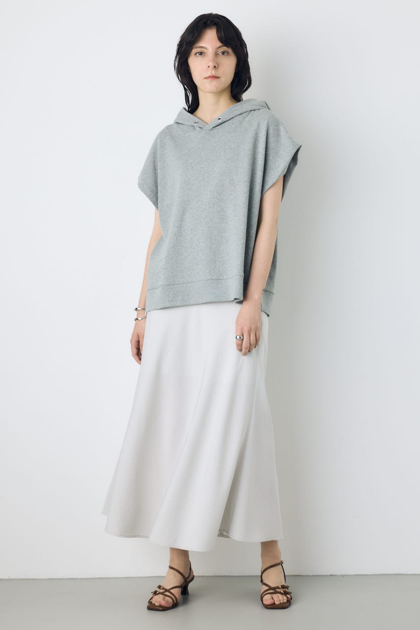 タックスリーブノースリーブパーカー T.GRY FREE