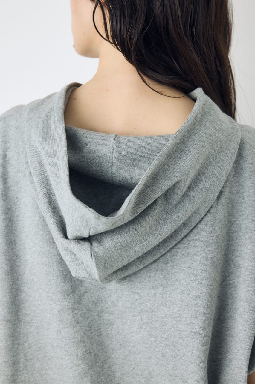 タックスリーブノースリーブパーカー T.GRY FREE