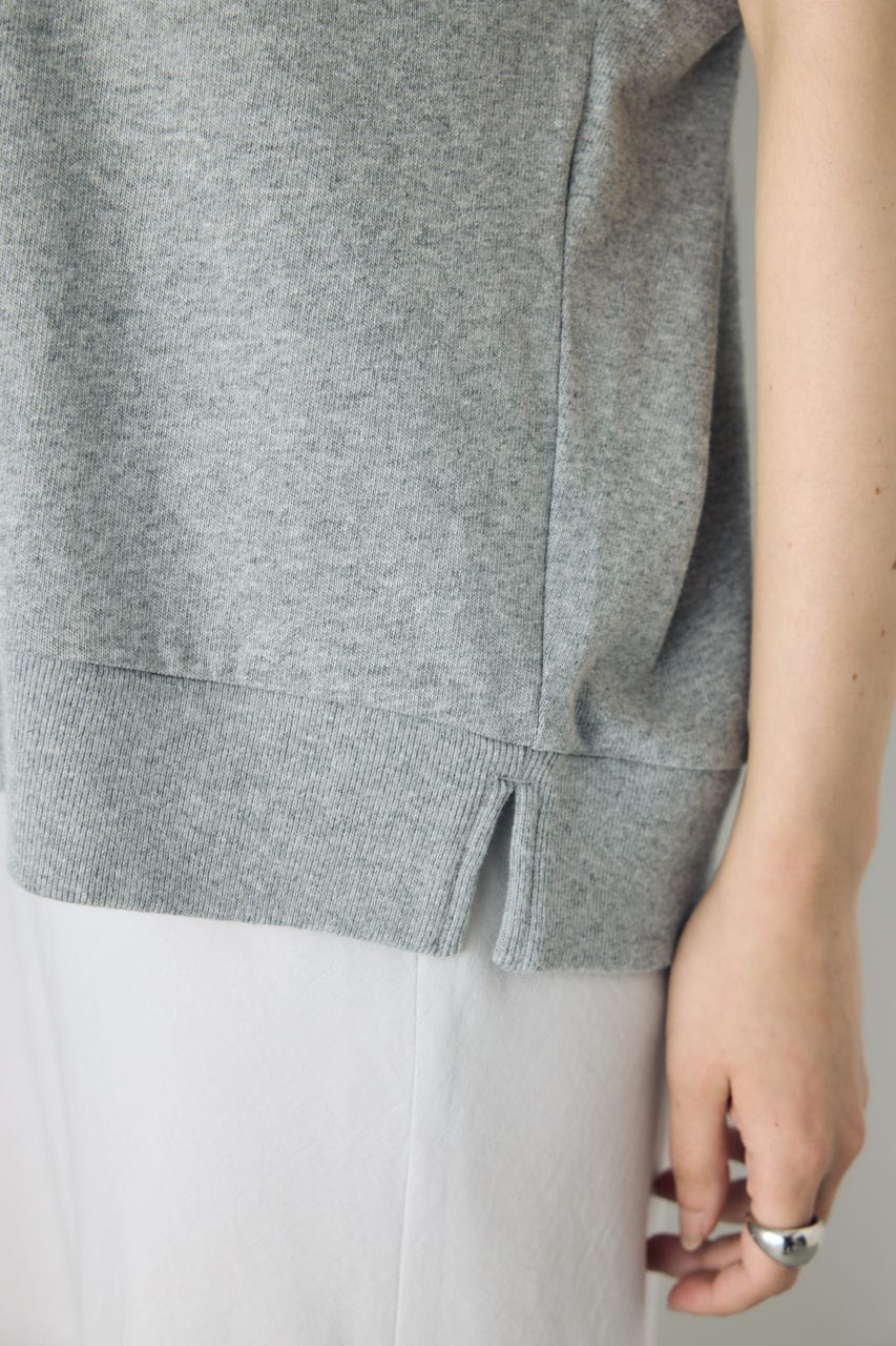 タックスリーブノースリーブパーカー T.GRY FREE