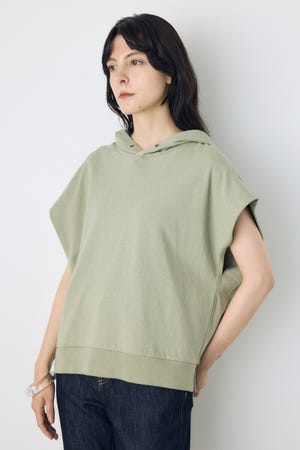 タックスリーブノースリーブパーカー