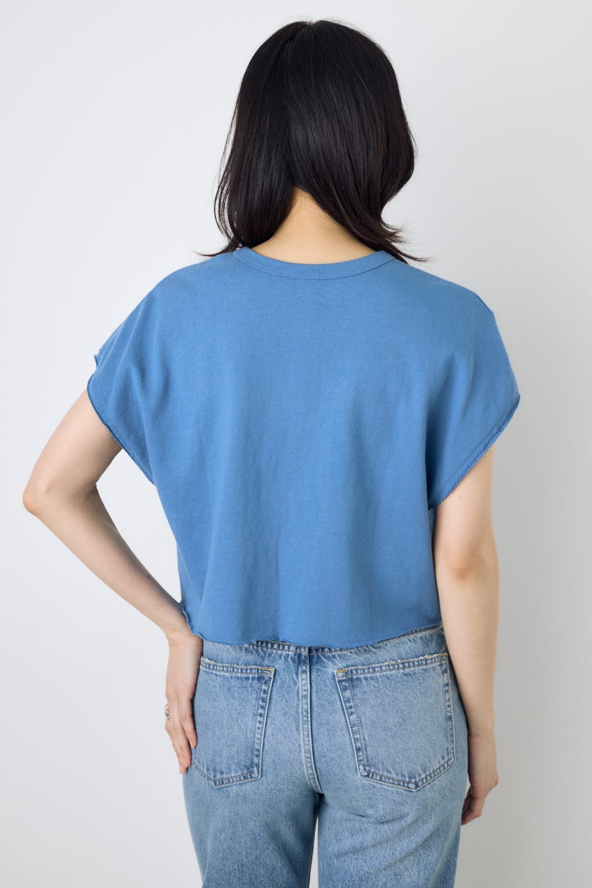 【GOLDEN PRICE 5/1(金)8:59までの特別価格】2WAYヘンリーネックトップス BLU S