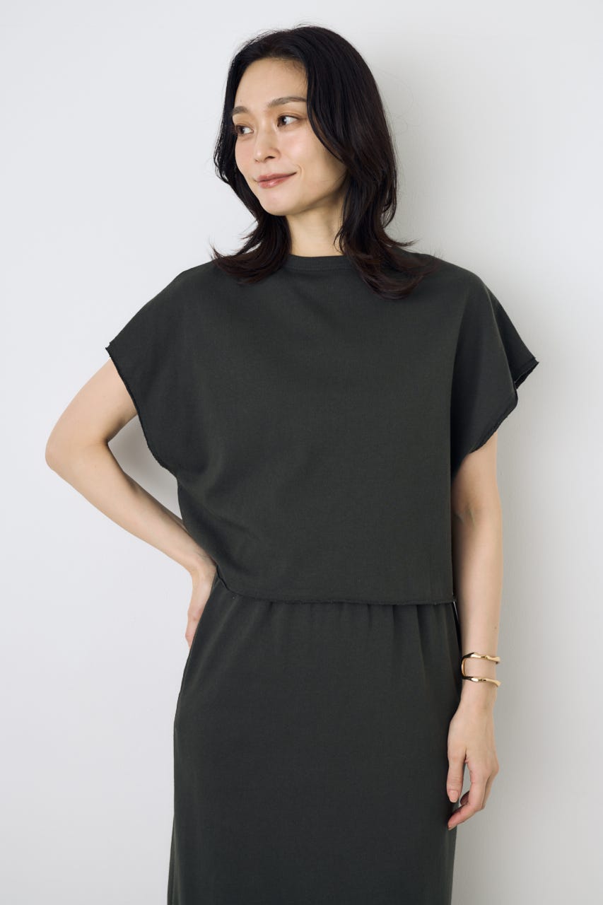 【GOLDEN PRICE 5/1(金)8:59までの特別価格】2WAYヘンリーネックトップス L/BLK M