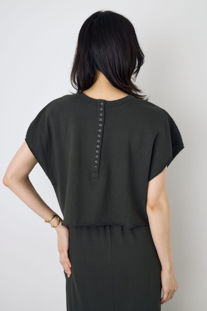 【GOLDEN PRICE 5/1(金)8:59までの特別価格】2WAYヘンリーネックトップス L/BLK M