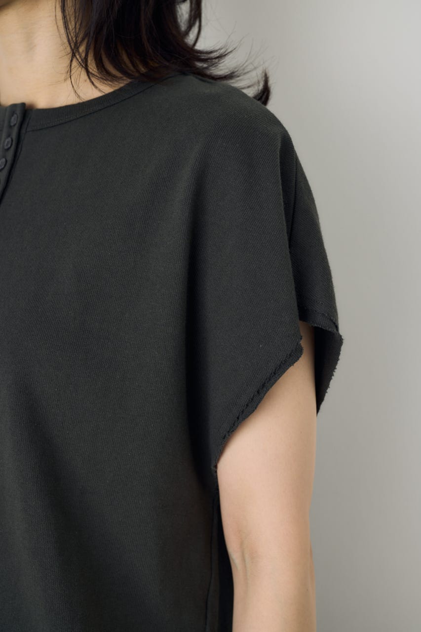 【GOLDEN PRICE 5/1(金)8:59までの特別価格】2WAYヘンリーネックトップス L/BLK M