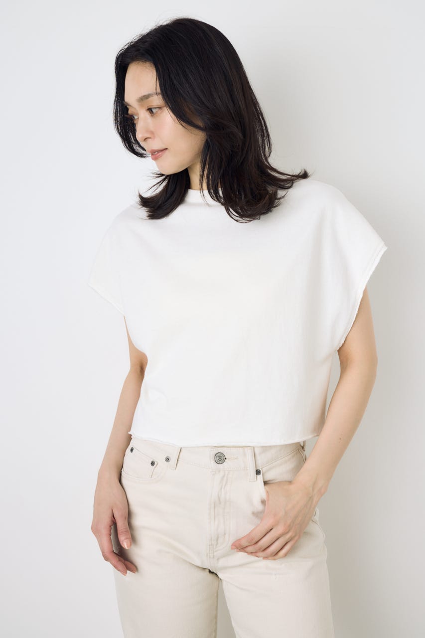 【GOLDEN PRICE 5/1(金)8:59までの特別価格】2WAYヘンリーネックトップス O/WHT S