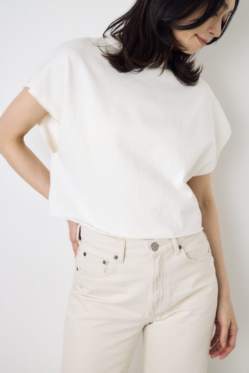 【GOLDEN PRICE 5/1(金)8:59までの特別価格】2WAYヘンリーネックトップス O/WHT S