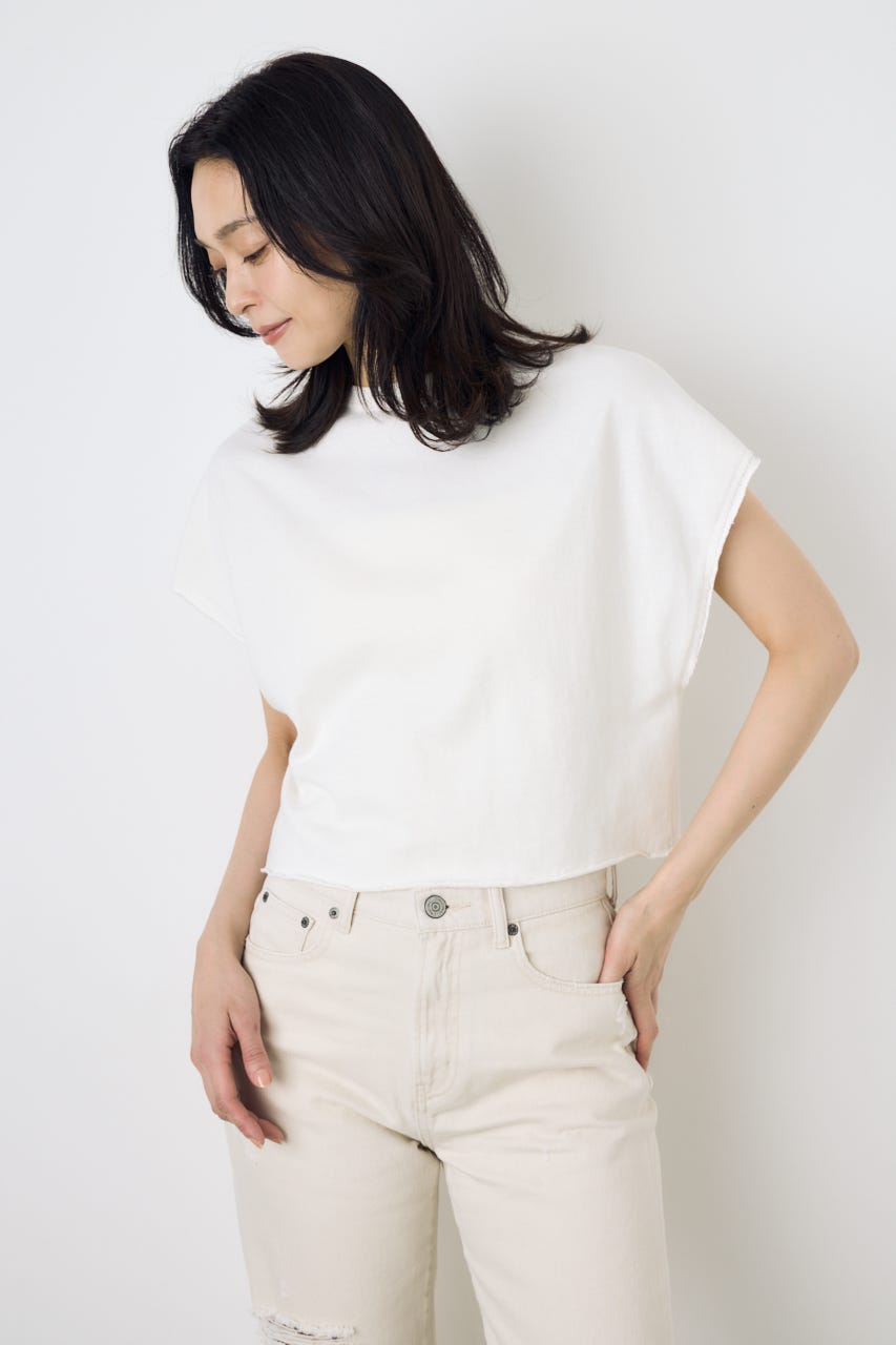 【GOLDEN PRICE 5/1(金)8:59までの特別価格】2WAYヘンリーネックトップス O/WHT S